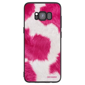 Picasee silikonový černý obal pro Samsung Galaxy S8 G950F - Pink Moo
