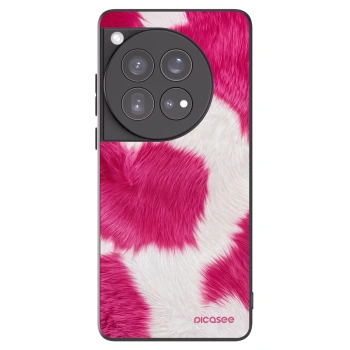 Picasee silikonový černý obal pro OnePlus 12 5G - Pink Moo