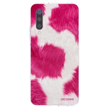 Picasee silikonový průhledný obal pro Xiaomi Mi 9 - Pink Moo