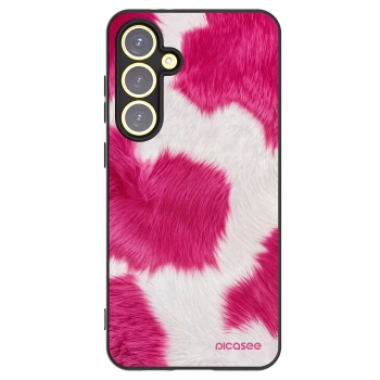 Picasee silikonový černý obal pro Samsung Galaxy S24 FE S721B - Pink Moo