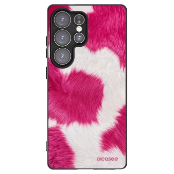 Picasee silikonový černý obal pro Samsung Galaxy S25 Ultra 5G - Pink Moo
