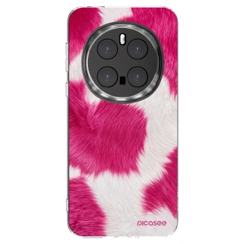 Picasee silikonový průhledný obal pro Honor Magic7 Pro 5G - Pink Moo