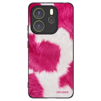 Picasee silikonový černý obal pro Xiaomi Redmi Note 14 4G - Pink Moo
