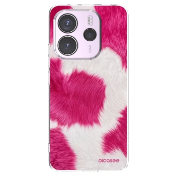 Picasee silikonový průhledný obal pro Xiaomi Redmi Note 14 4G - Pink Moo