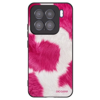 Picasee silikonový černý obal pro Xiaomi 15 - Pink Moo