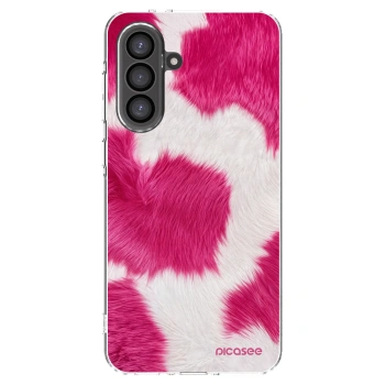 Picasee silikonový průhledný obal pro Samsung Galaxy A56 5G A566B - Pink Moo