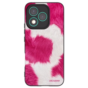 Picasee silikonový černý obal pro Honor 400 Lite 5G - Pink Moo