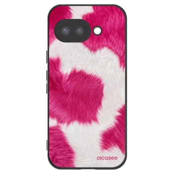 Picasee silikonový černý obal pro Google Pixel 9a - Pink Moo