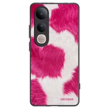 Picasee silikonový černý obal pro Vivo V50 Lite 5G - Pink Moo