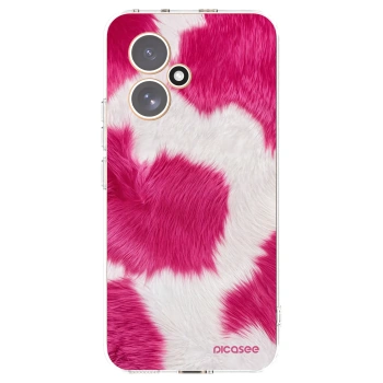 Picasee silikonový průhledný obal pro Honor 400 5G - Pink Moo