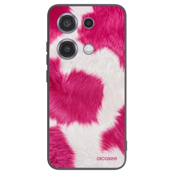 Picasee silikonový černý obal pro Xiaomi Redmi Note 14S - Pink Moo