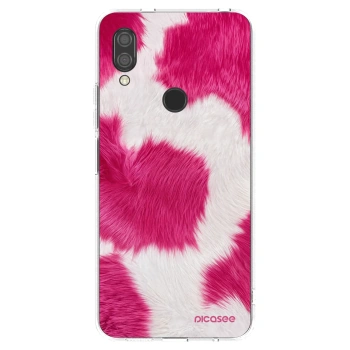 Picasee silikonový průhledný obal pro Xiaomi Redmi 7 - Pink Moo