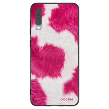 Picasee silikonový černý obal pro Samsung Galaxy A70 A705F - Pink Moo