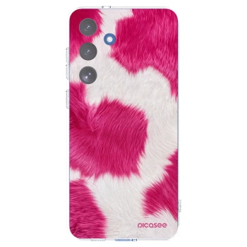 Picasee silikonový průhledný obal pro Samsung Galaxy S25 FE 5G - Pink Moo