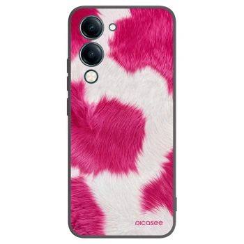 Picasee silikonový černý obal pro Vivo Y29s 5G - Pink Moo