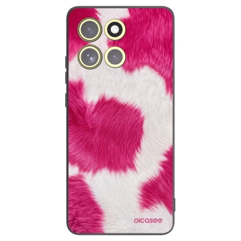 Picasee silikonový černý obal pro Motorola Moto G86 Power 5G - Pink Moo