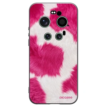 Picasee silikonový černý obal pro Xiaomi 17 Ultra - Pink Moo