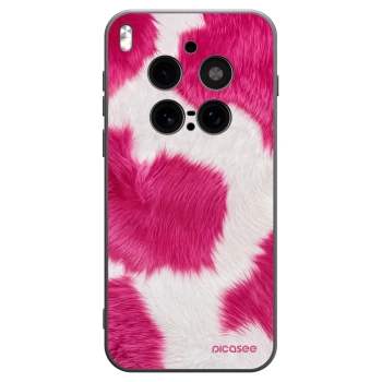 Picasee silikonový černý obal pro Vivo X300 Pro - Pink Moo