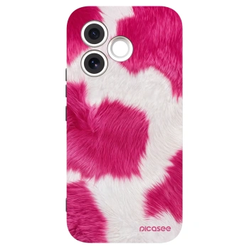 Picasee silikonový černý obal pro Honor 600 Lite - Pink Moo