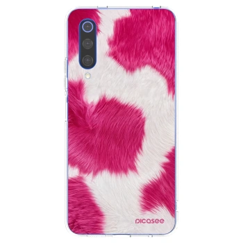 Picasee silikonový průhledný obal pro Xiaomi Mi 9 SE - Pink Moo