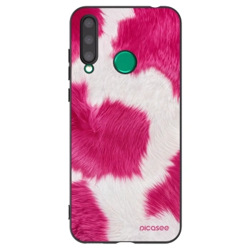 Picasee silikonový černý obal pro Honor 20 Lite - Pink Moo