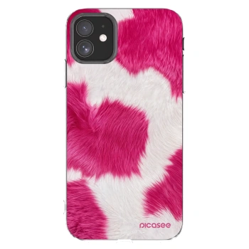 Picasee silikonový průhledný obal pro Apple iPhone 11 - Pink Moo