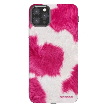 Picasee silikonový průhledný obal pro Apple iPhone 11 Pro Max - Pink Moo
