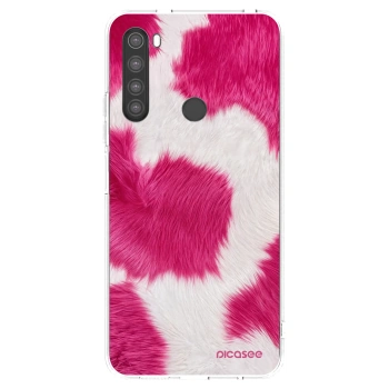 Picasee silikonový průhledný obal pro Xiaomi Redmi Note 8 - Pink Moo