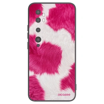 Picasee silikonový černý obal pro Xiaomi Mi Note 10 (Pro) - Pink Moo
