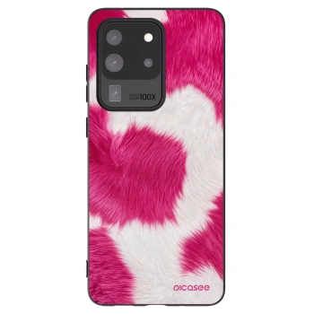 Picasee silikonový černý obal pro Samsung Galaxy S20 Ultra 5G G988F - Pink Moo