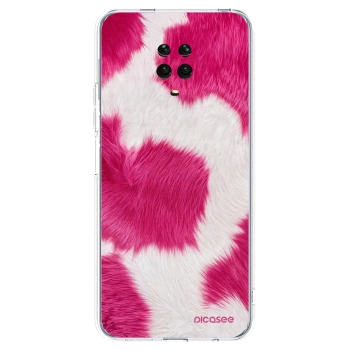 Picasee silikonový průhledný obal pro Xiaomi Redmi Note 9S - Pink Moo