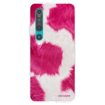 Picasee silikonový průhledný obal pro Xiaomi Mi 10 - Pink Moo