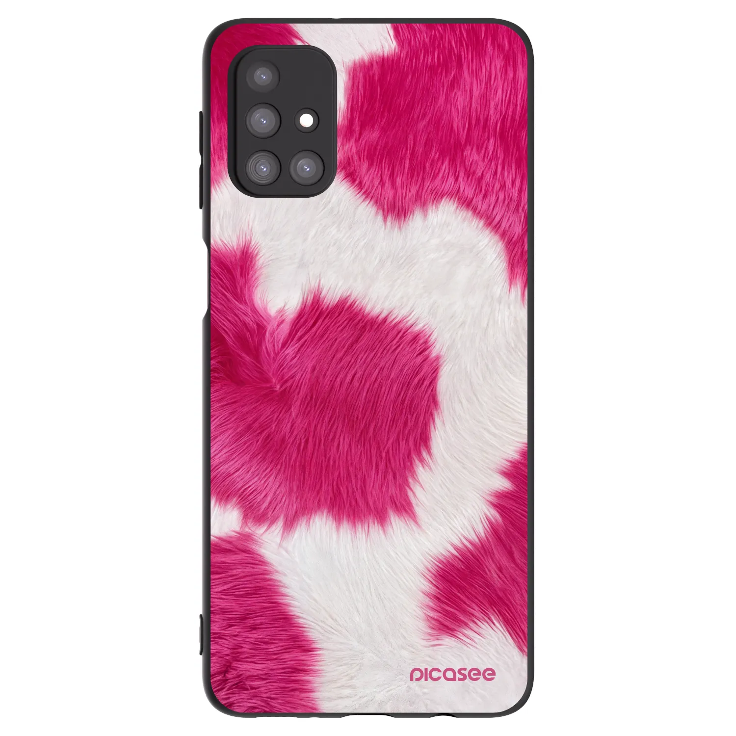 Picasee silikonový černý obal pro Samsung Galaxy M31s - Pink Moo
