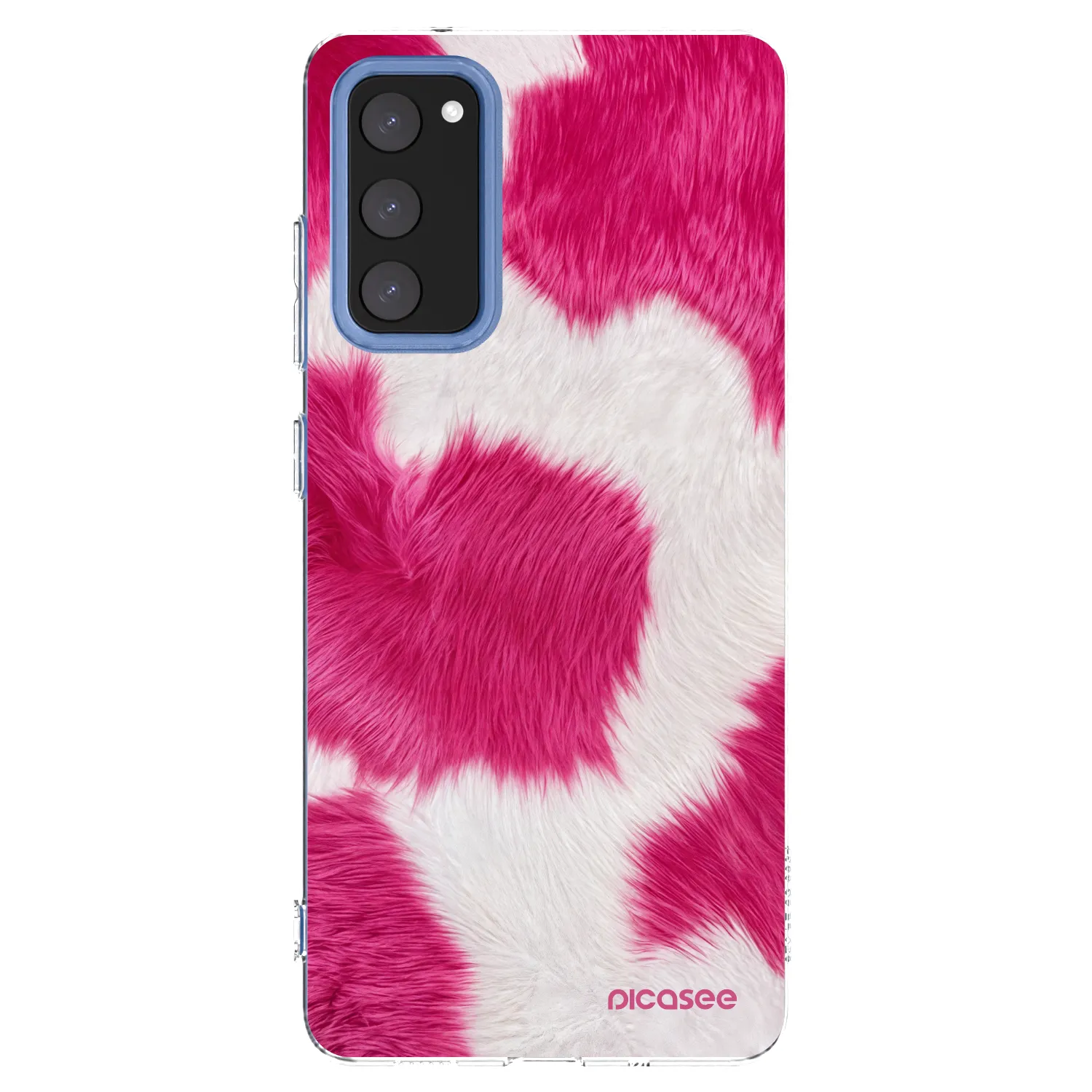 Picasee silikonový průhledný obal pro Samsung Galaxy S20 FE - Pink Moo