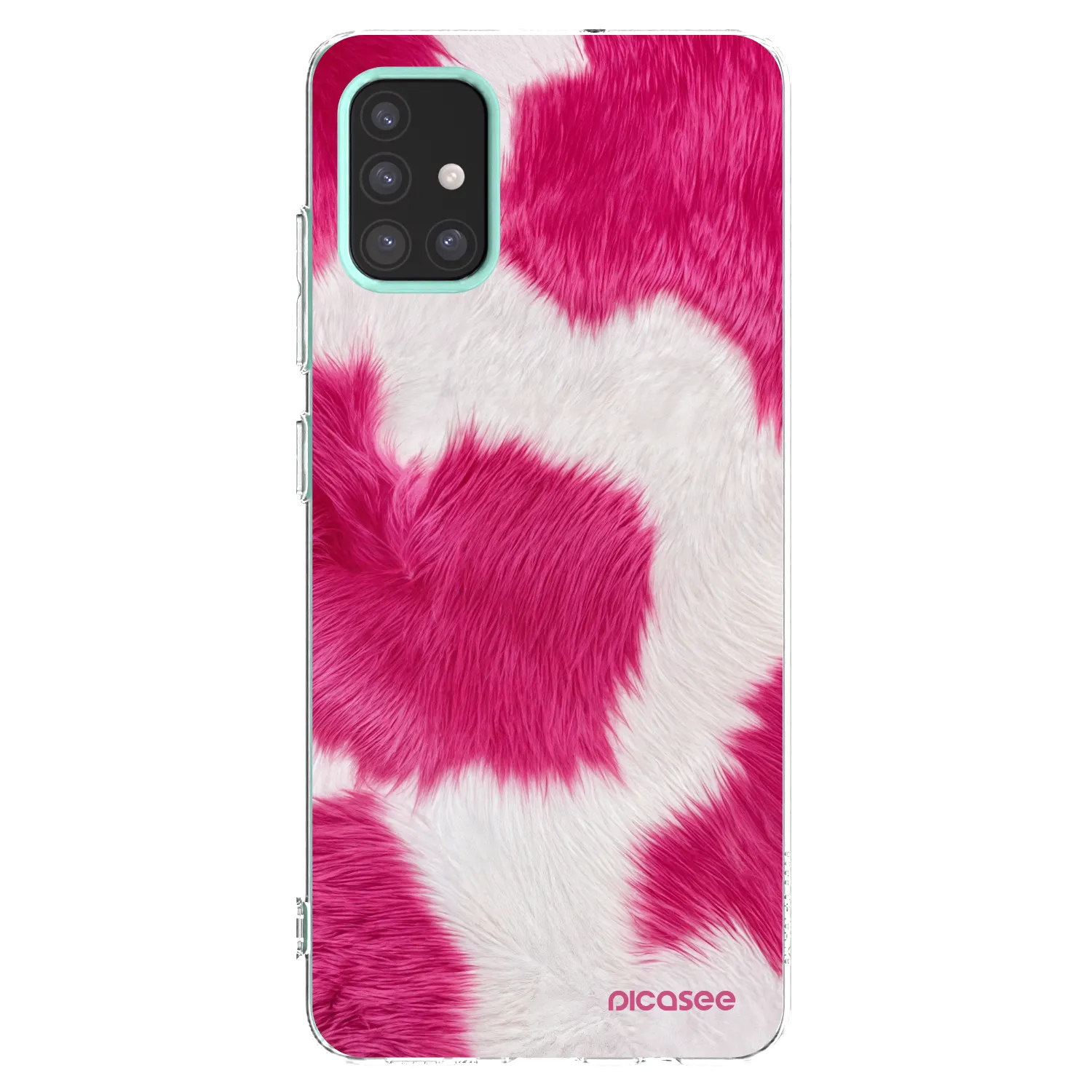 Picasee silikonový průhledný obal pro Samsung Galaxy M31s - Pink Moo