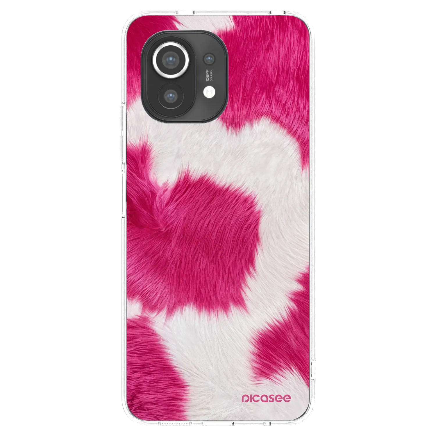 Picasee silikonový průhledný obal pro Xiaomi Mi 11 - Pink Moo