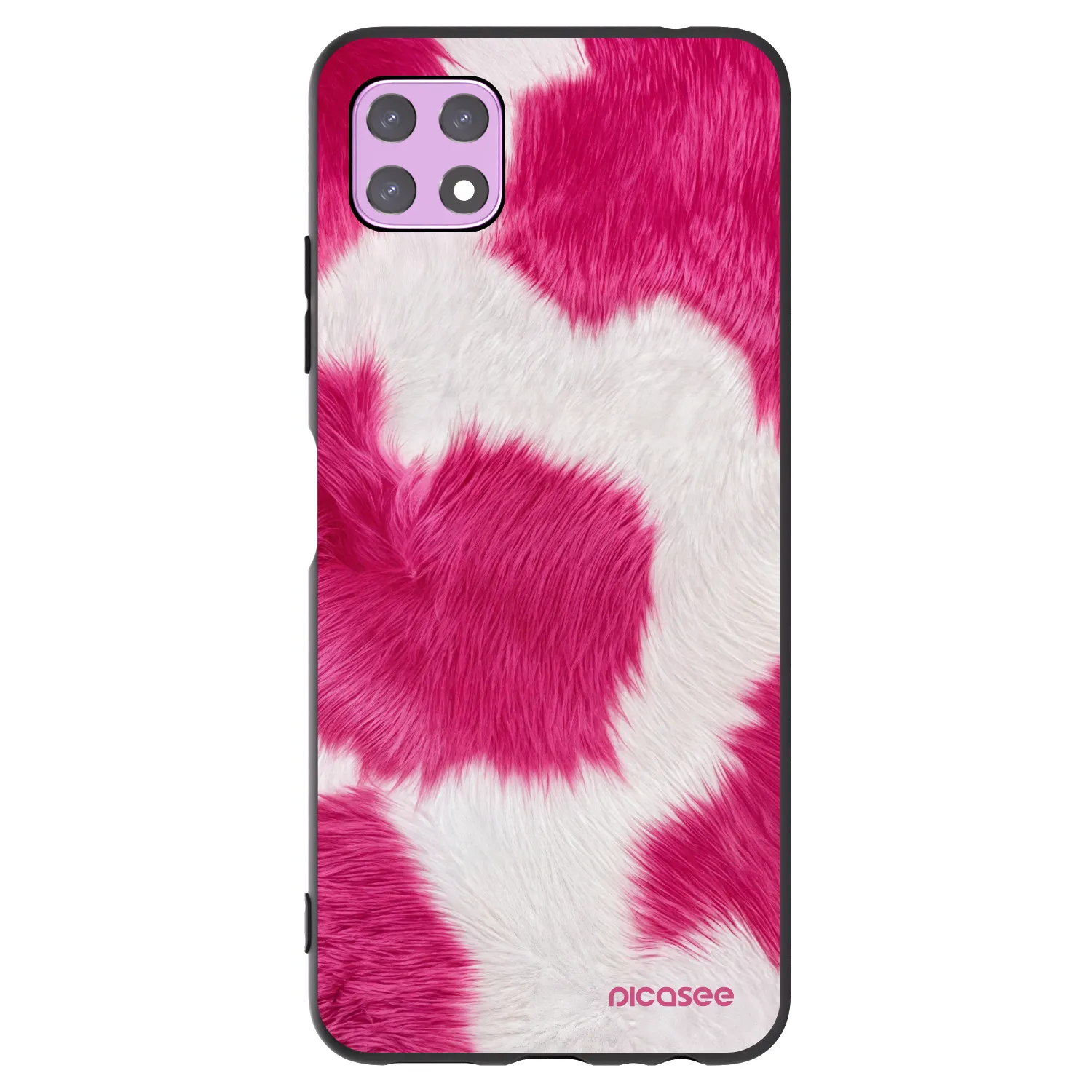 Picasee silikonový černý obal pro Samsung Galaxy A22 A226B 5G - Pink Moo