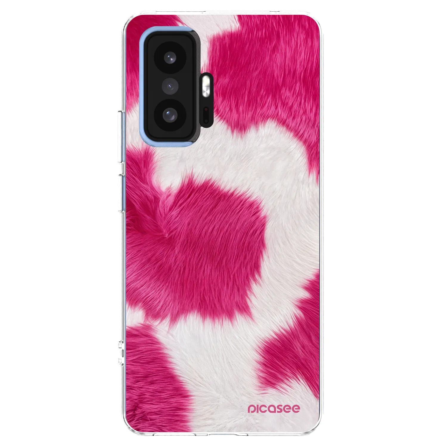 Picasee silikonový průhledný obal pro Xiaomi 11T - Pink Moo
