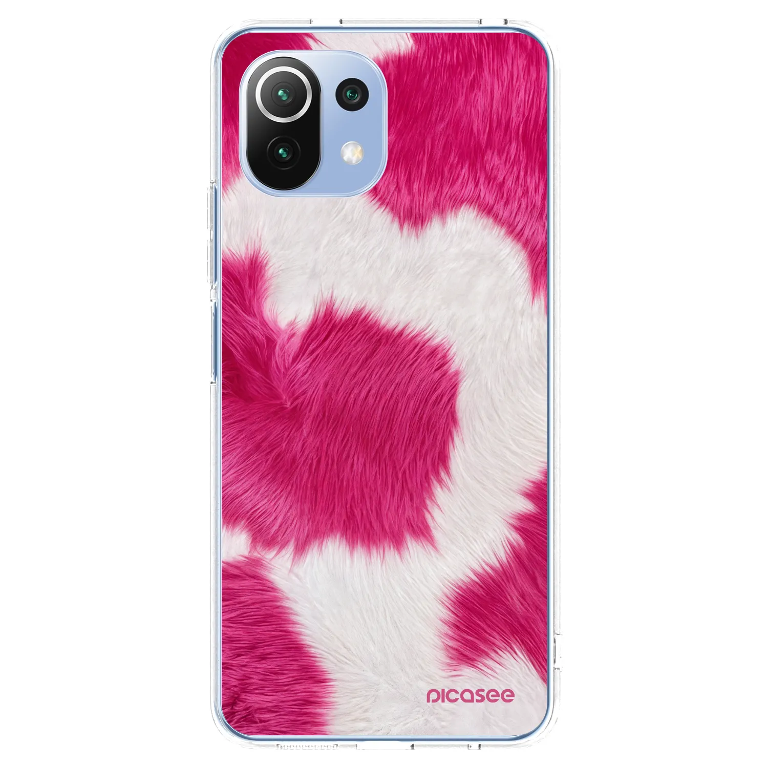 Picasee silikonový průhledný obal pro Xiaomi 11 Lite 5G NE - Pink Moo
