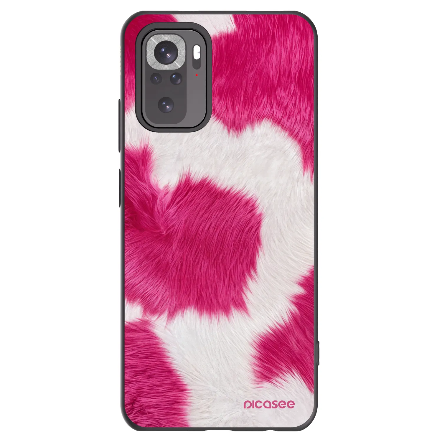 Picasee silikonový černý obal pro Xiaomi Redmi Note 11S 4G - Pink Moo