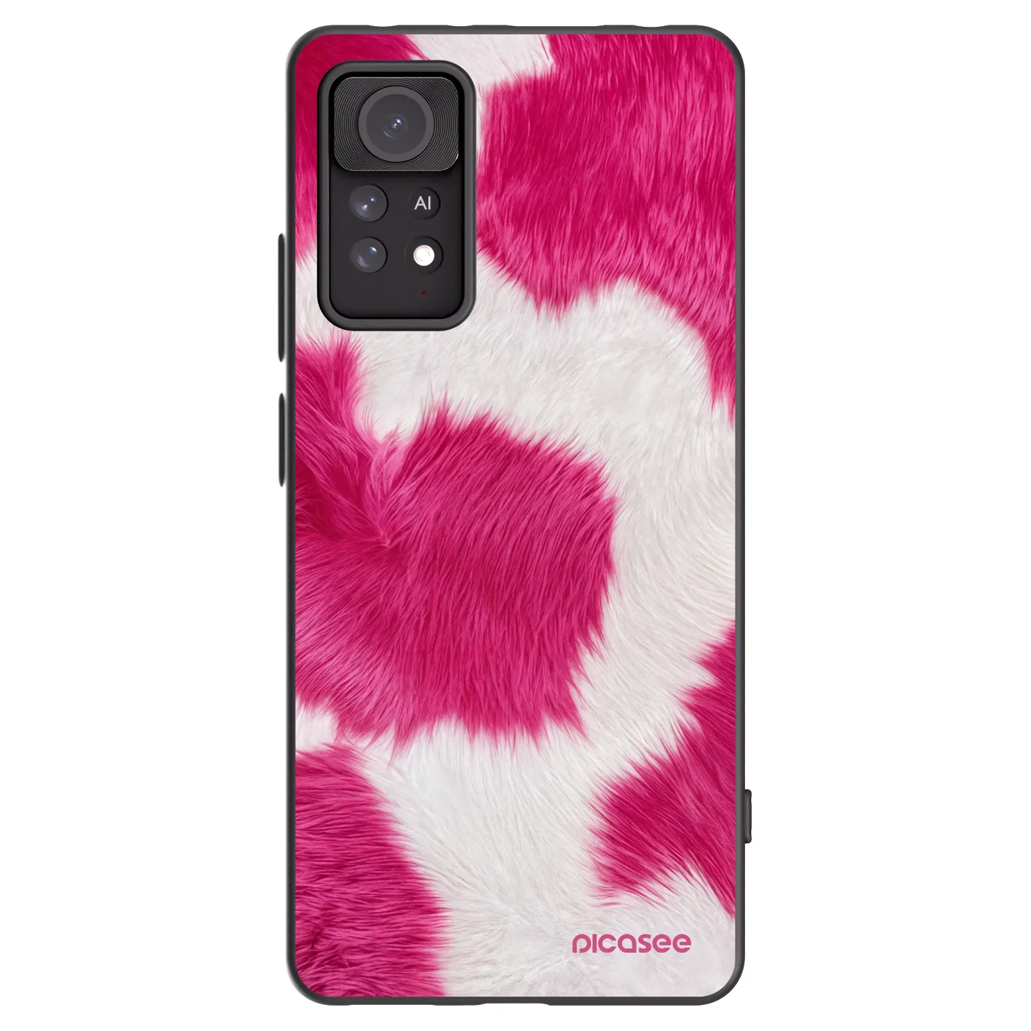 Picasee silikonový černý obal pro Xiaomi Redmi Note 11 Pro - Pink Moo