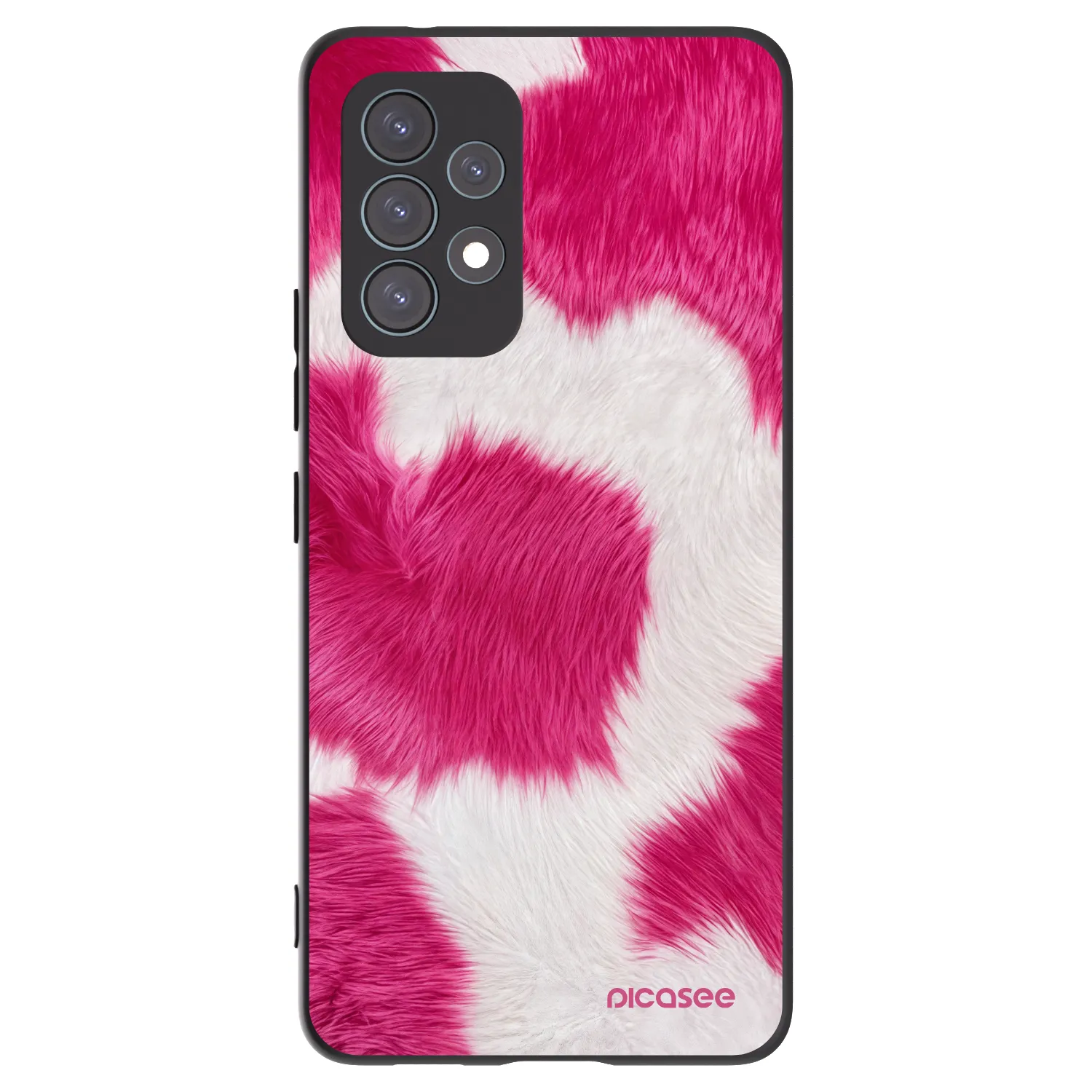 Picasee silikonový černý obal pro Samsung Galaxy A53 5G A536 - Pink Moo