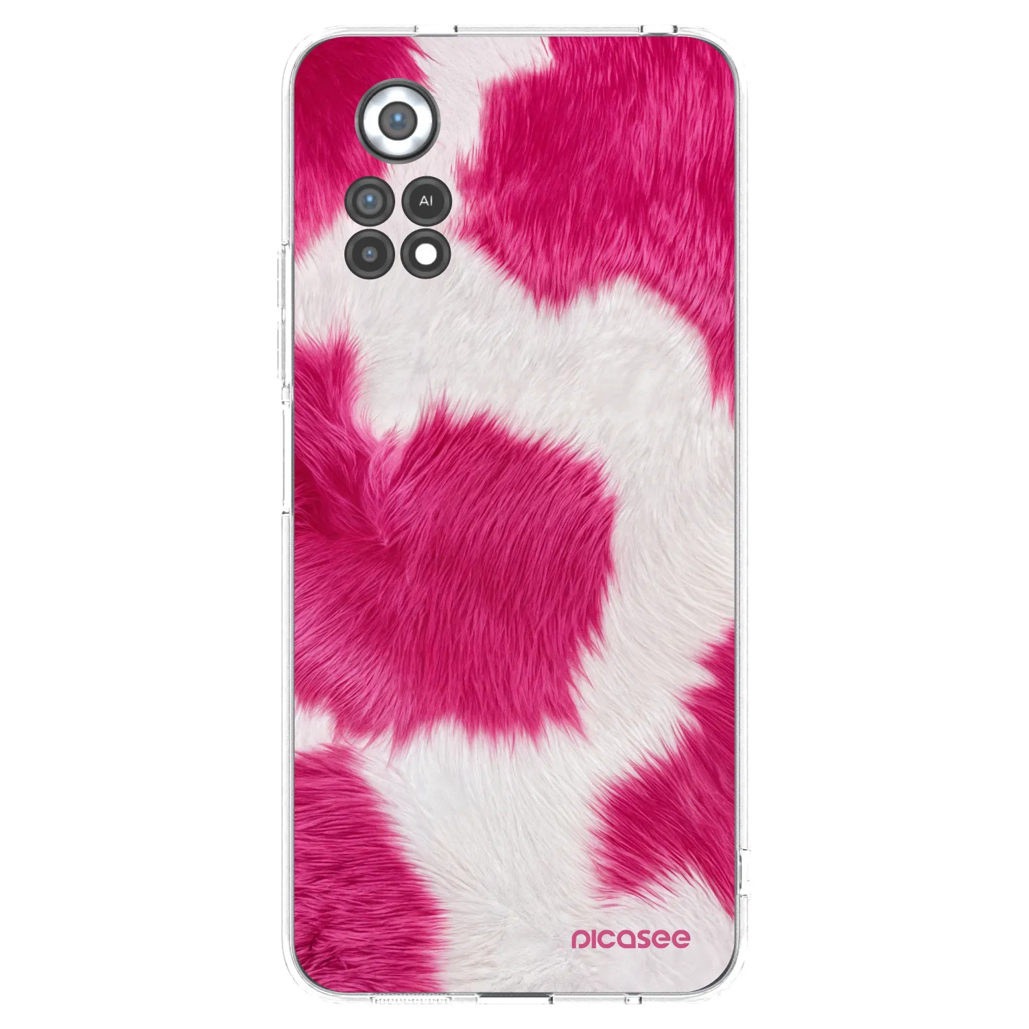 Picasee silikonový průhledný obal pro Xiaomi Poco X4 Pro 5G - Pink Moo