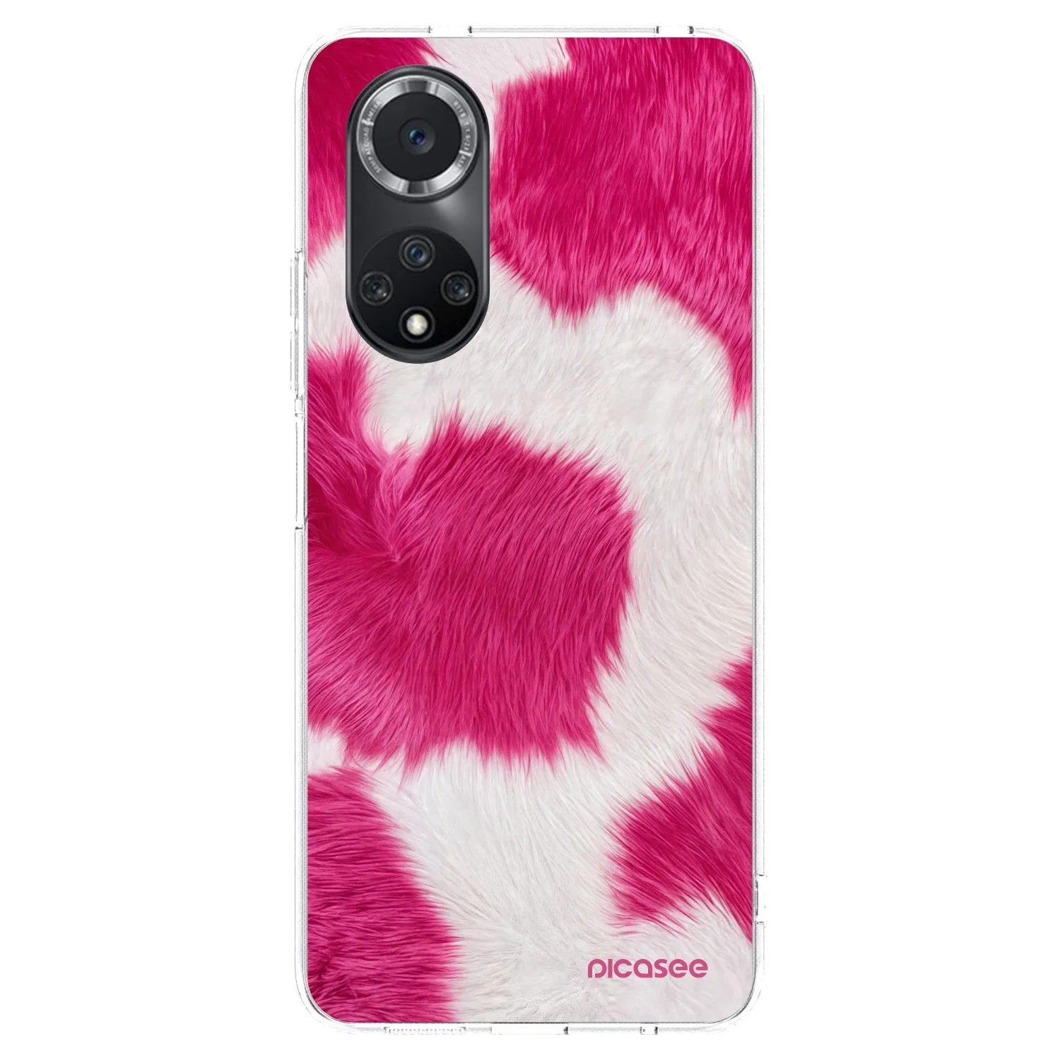 Picasee silikonový průhledný obal pro Huawei Nova 9 SE - Pink Moo