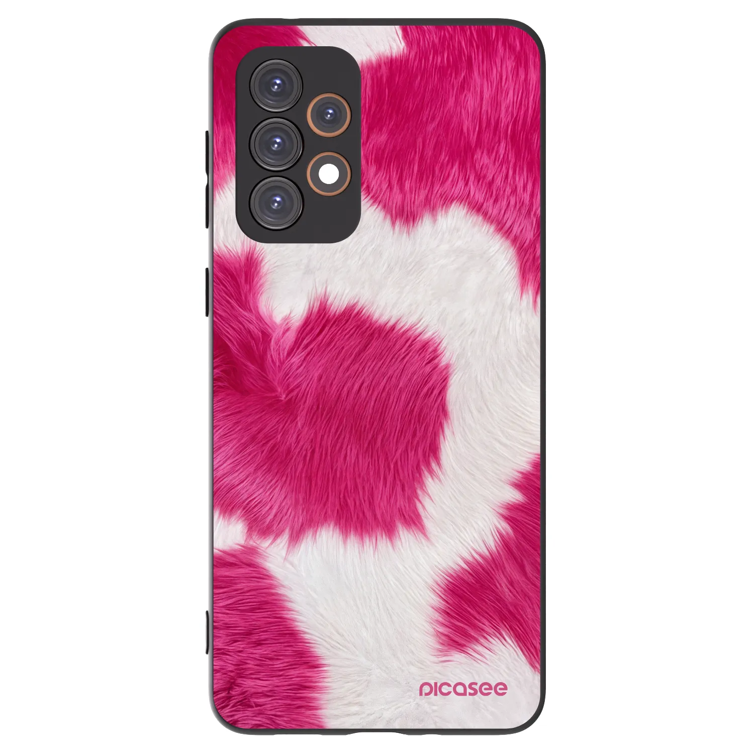 Picasee silikonový černý obal pro Samsung Galaxy A33 5G A336 - Pink Moo
