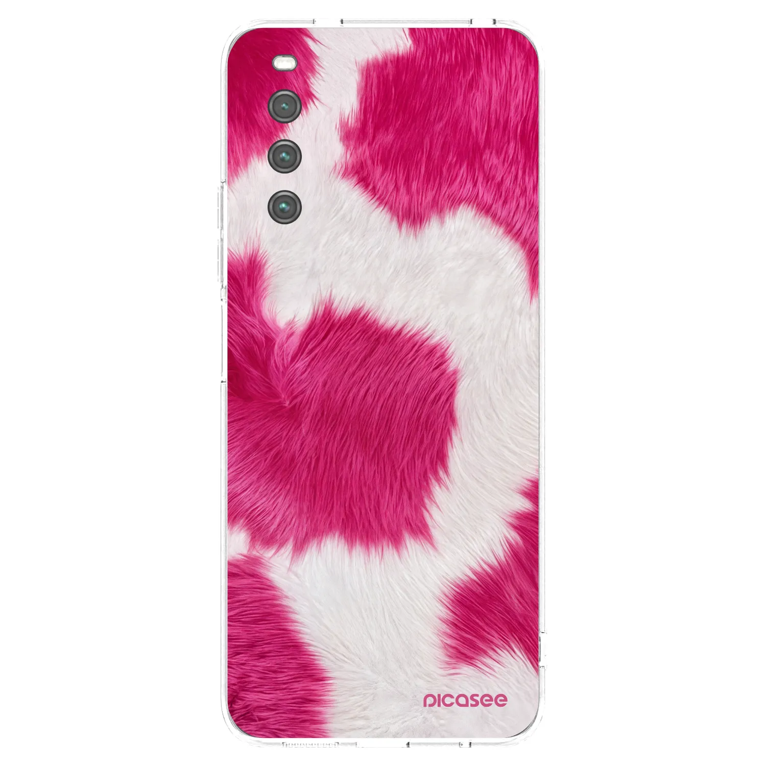 Picasee silikonový průhledný obal pro Sony Xperia 10 IV 5G - Pink Moo