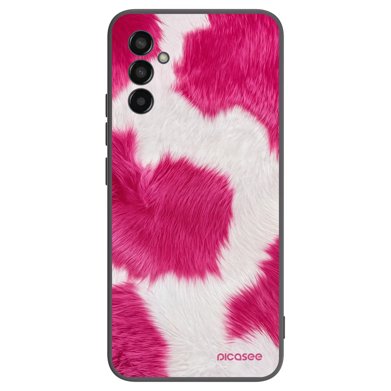 Picasee silikonový černý obal pro Samsung Galaxy M13 M135F - Pink Moo