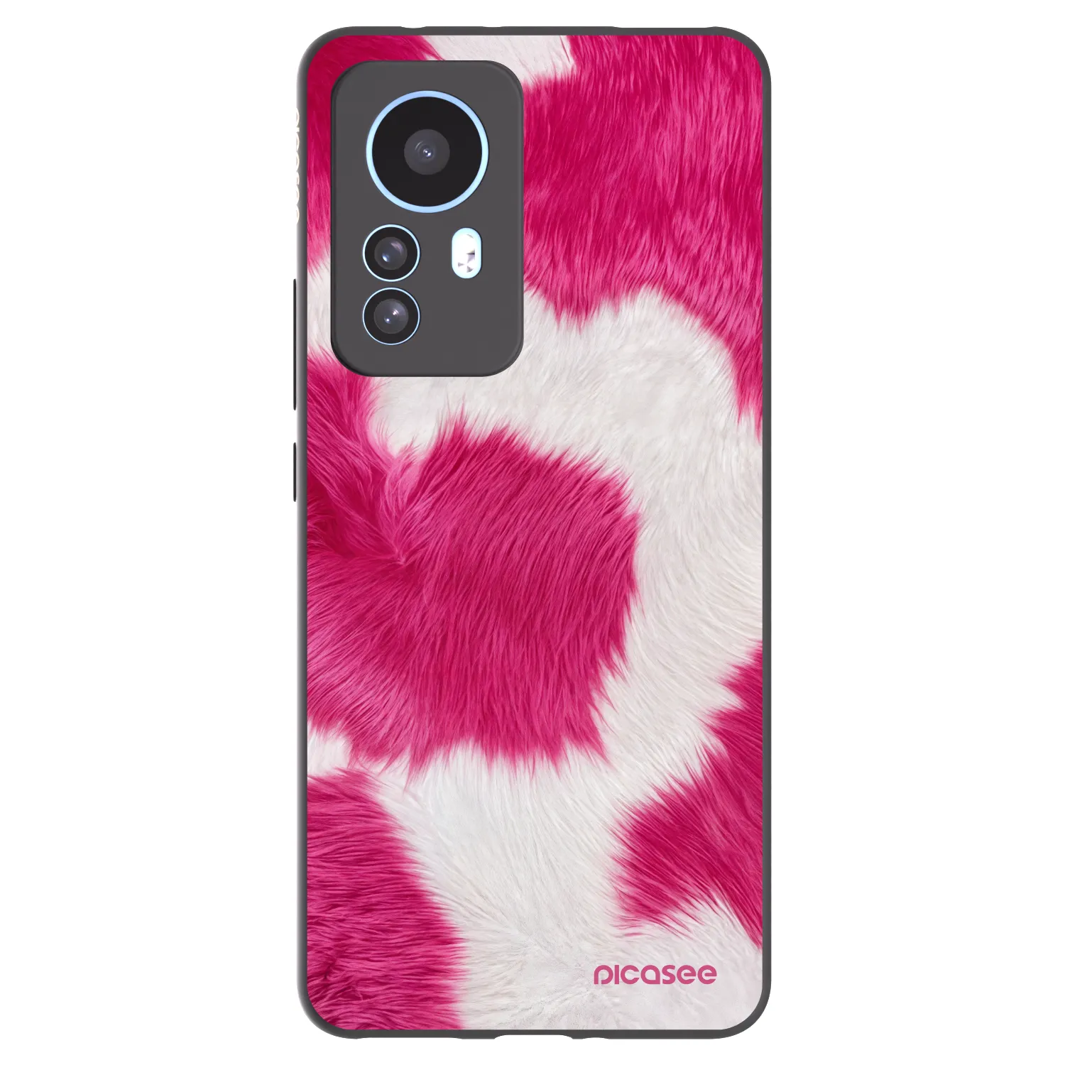 Picasee silikonový černý obal pro Xiaomi 12T Pro - Pink Moo