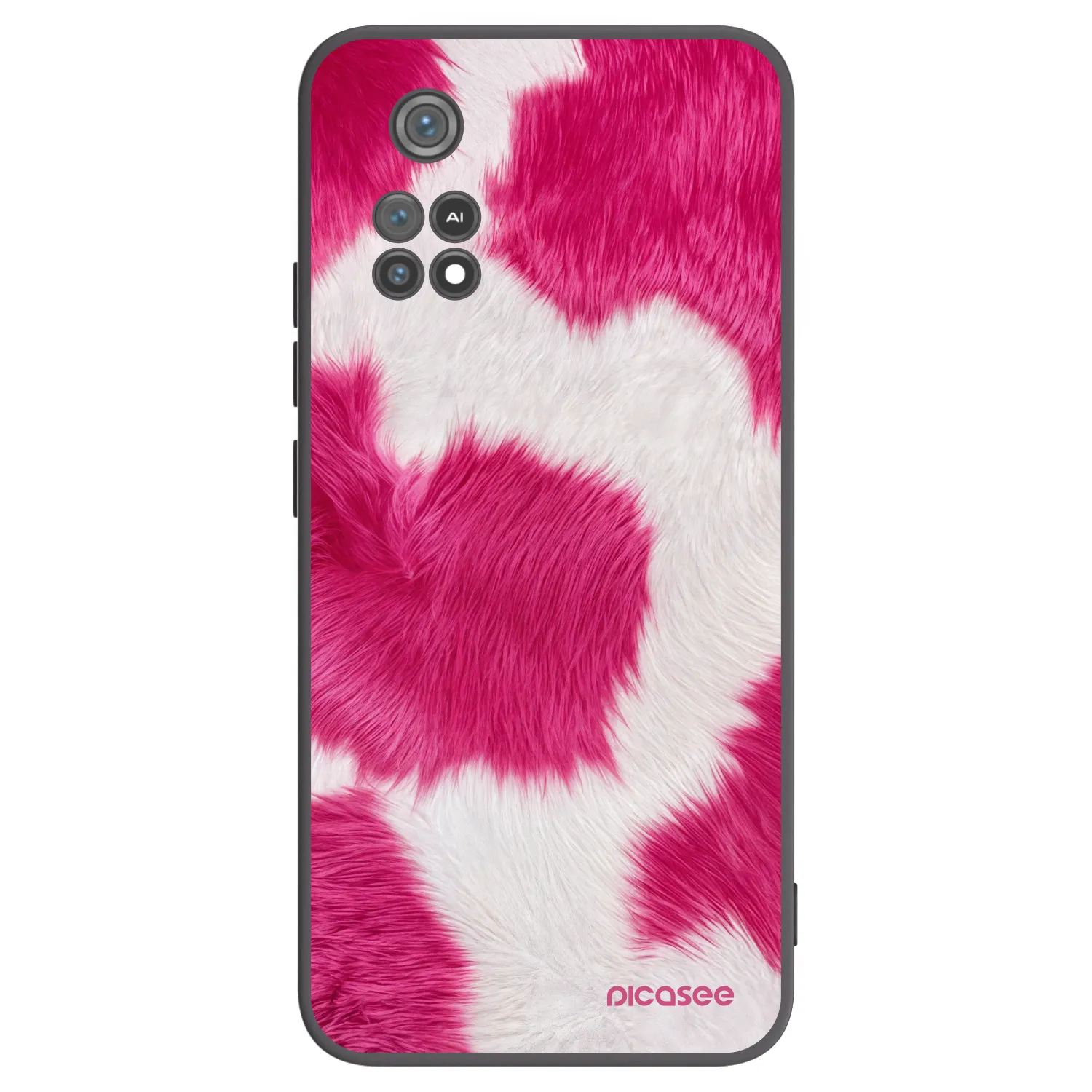 Picasee silikonový černý obal pro Xiaomi Poco M4 Pro - Pink Moo