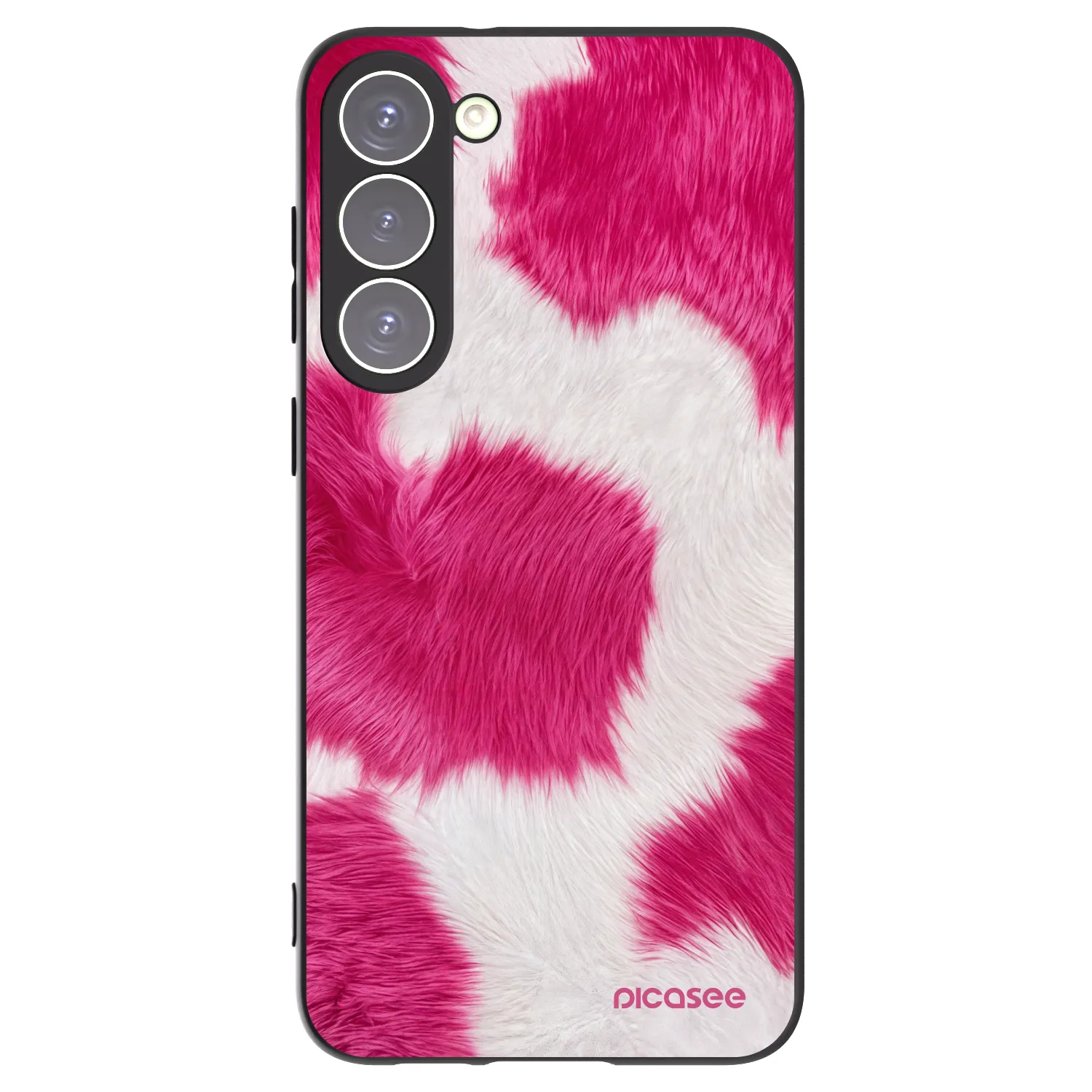 Picasee silikonový černý obal pro Samsung Galaxy S23+ 5G - Pink Moo